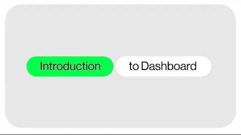 Introduction to Dashboard | DiyWeb Tutorials