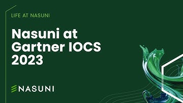Nasuni at Gartner IOCS 2023