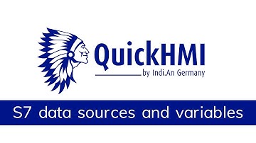 QuickHMI Eagle | Create S7 data sources & add variables