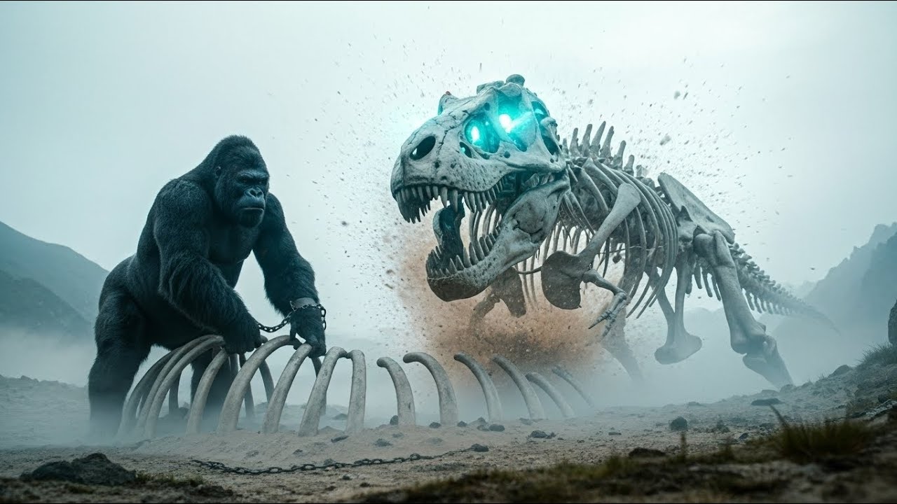 Kong Titan Legends | Bone-White Death T-Rex (Bone Death Rex)