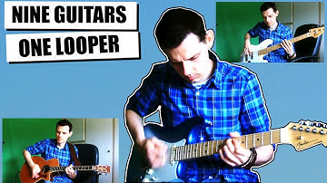 Looping Nine Guitars | Blues Jam