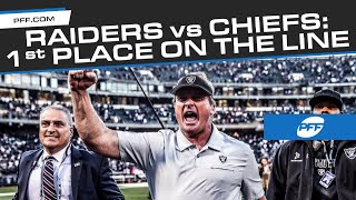 Pff's steve palazzolo and sam monson discuss this sunday's upcoming
match against the oakland raiders kansas city chiefs. video is
presented by west...