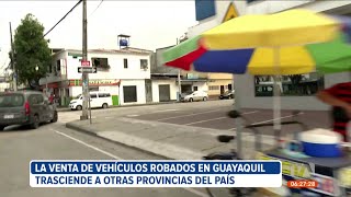 Autos robados en Guayaquil se comercializan en todo el país