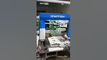 SWITEK IML SYSTEM-For 6 Cavites Paper lunch box cover In mold labeling