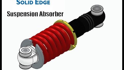 Solid Edge Tutorial : Suspension Absorber