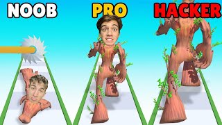 NOOB VS PRO VS HACKER !! (Tree Runner)