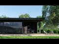 Проект FLAT 110 / Черный стильный дом с односкатной кровлей 110 кВ.м. / Лучшая планировка