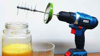 DIY Hand Blender. How To Make Drill Blender at Home