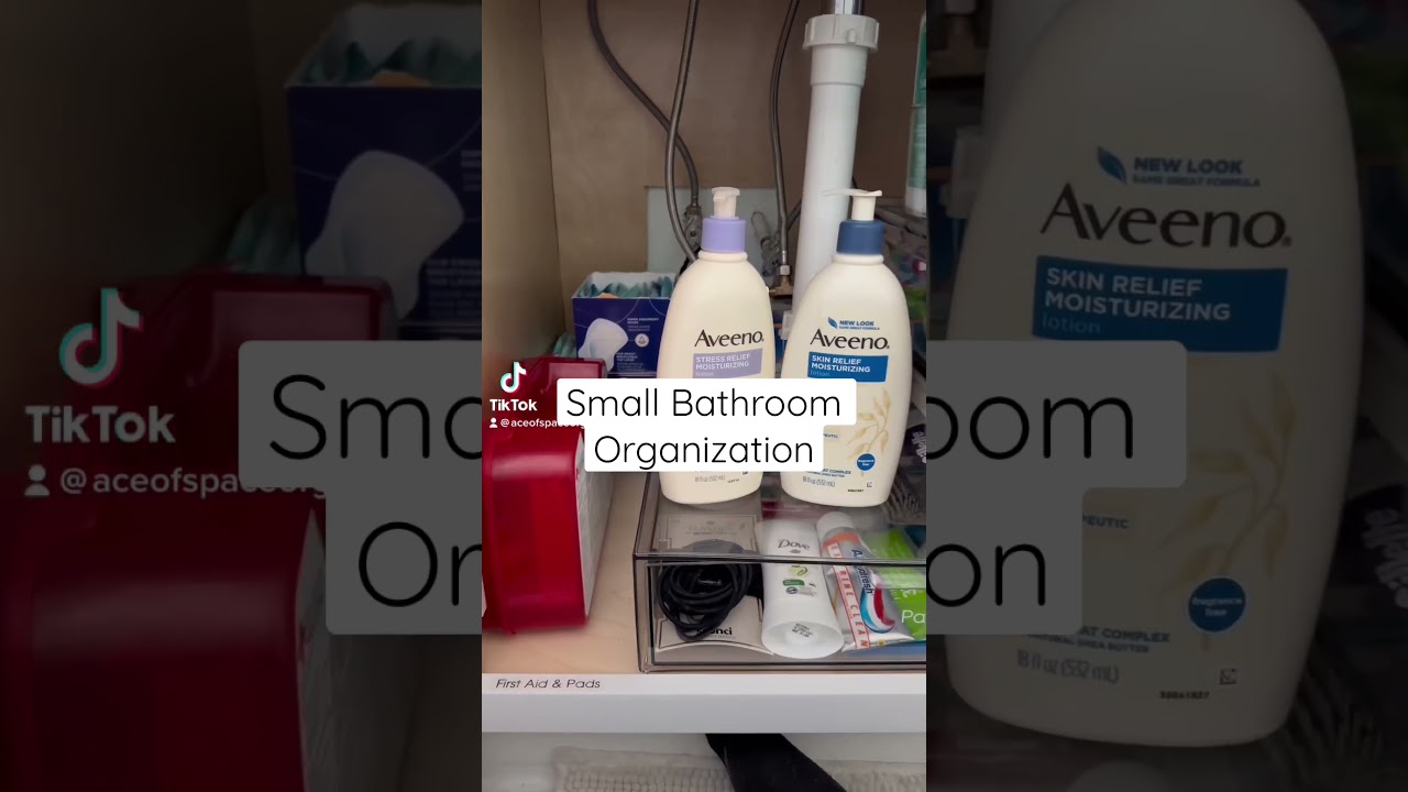 How to organize a small bathroom. 