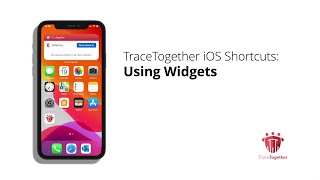 Quicker check in with widgets on the TraceTogether iOS App screenshot 4