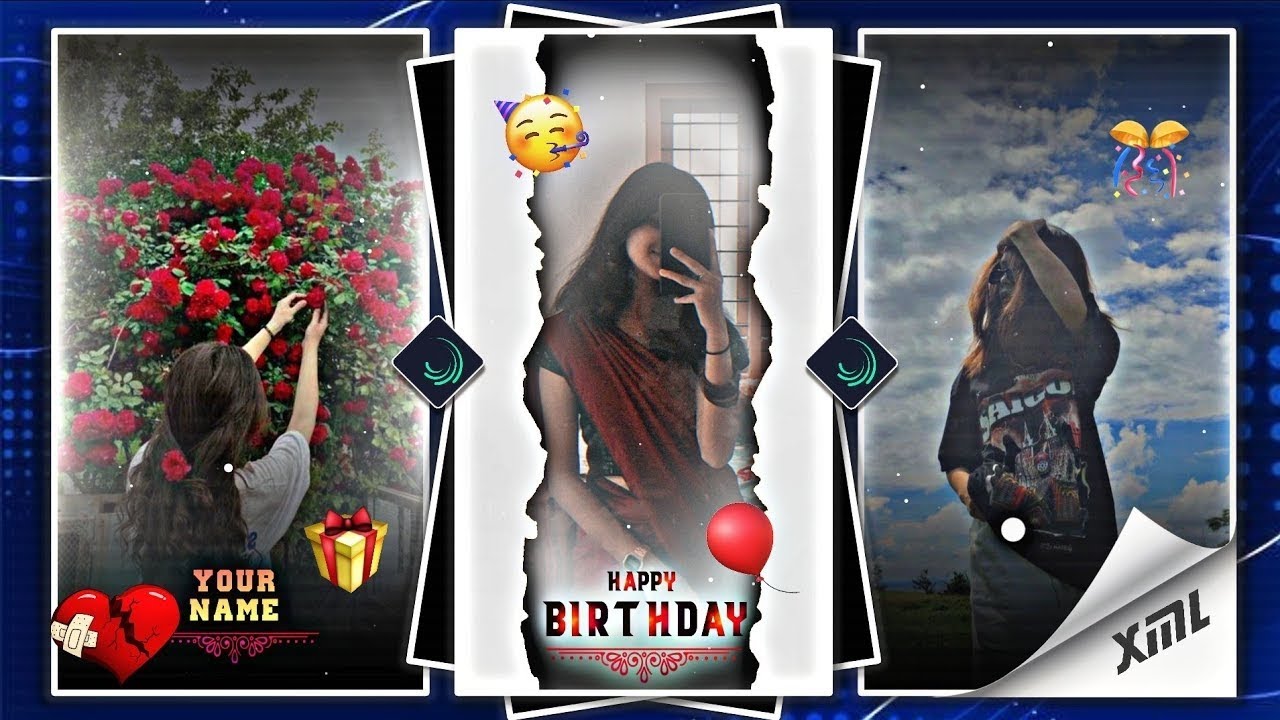 HAPPY BIRTHDAY | 3D New XML File | Birthday Wish VIDEO Editing XML Preset |