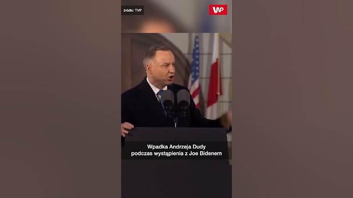 WPADKA Andrzeja Dudy podczas przemówienia z Joe Bidenem - SUBSKRYBUJ #shorts