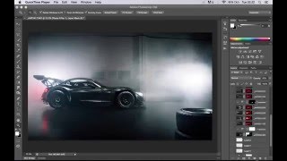 Photoshop Layer Buildup (Car Photography): Super Veloce Racing Ltd- Barwell Motorsport BMW Z4 GT3