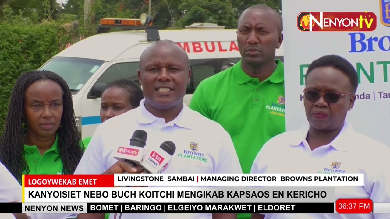 RESIDENTS OF KAPSAOS BENEFITS FROM FREE MEDICAL CAMP FROM BROWNS PLANTATION LIMITED