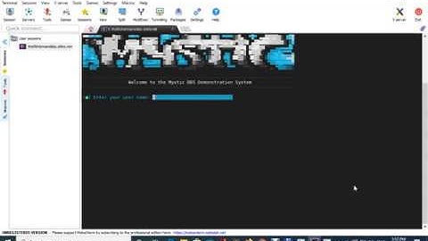 Setting Up and Running Mystic BBS