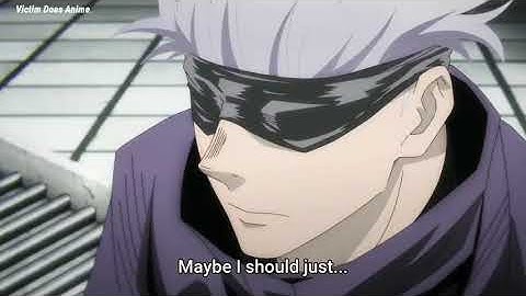 Gojo getting angry at higher ups for plotting to kill yuji