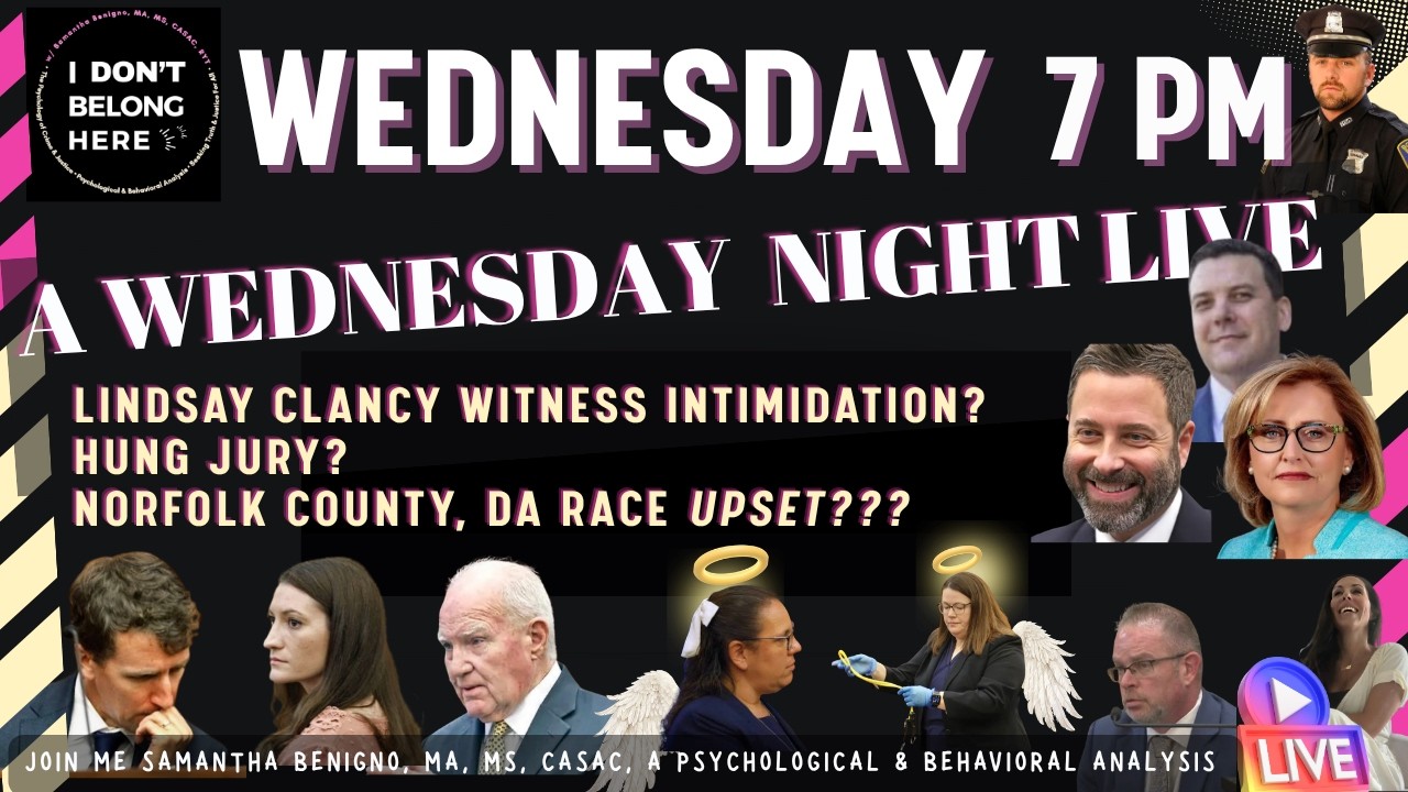 A Wednesday Night Live: Clancy Case Over? Upset in Norfolk County?