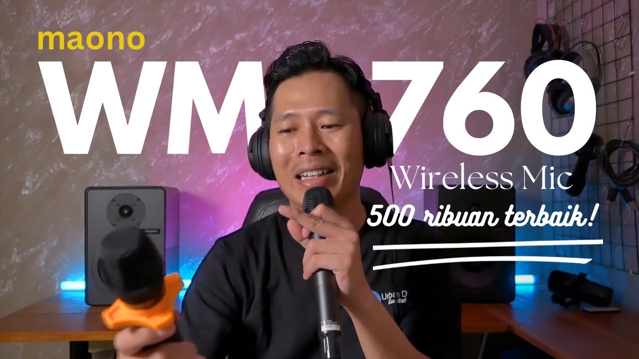 Maono WM760 Series - WIRELESS MIC MERIAH HOREE..!!