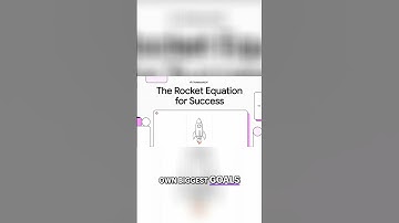 Rocket Science: Achieve Your Goals Using Physics! #shorts