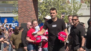 Charlie Kirk "Prove me Wrong" event brought in the crowds at Boise State today.