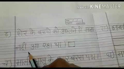 MLZS JHANSI CLASS 2 Hindi LR Chapter 2 Notebook Work Lecture 3