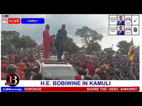 H E BOBIWINE IN KALIMI DISTRICT BUSOGA REGION Protestvote2026 CAMPAIGN Day 2