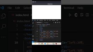 Falling Stars 🌟 using HTML and CSS