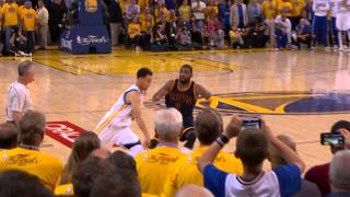 Kyrie Irving's Amazing Block on Stephen Curry from All Angles!