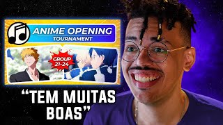 Qual Será A Melhor Abertura? Torneio De Aberturas De Anime