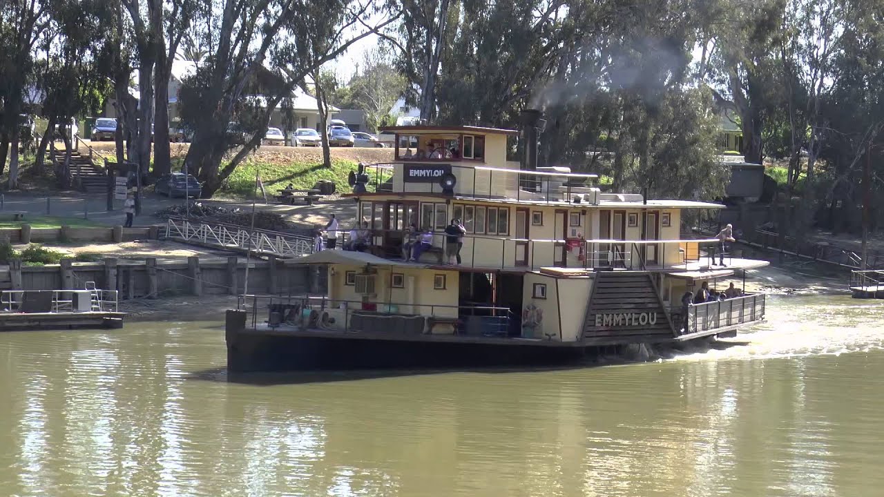 Paddle Steamers Emmylou & Pevensey on the Murray River Australia Echuca