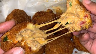 How To Make Lyssa’s Deep Fried Rotel Dip Balls| Fried Nacho Cheese|Superbowl Food Ideas