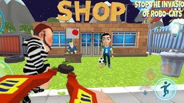 Dark Riddle Update 22.1.1 NEW UPDATE|Stop the invasion of ROBO cats | Neighbor Player : Part 13