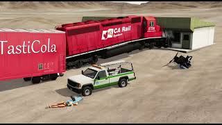 Flip Flop Vs Train Beamng Drive