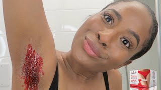Diy At Home Waxing Armpits & Hollywood Funny Tutorial
