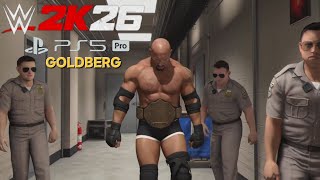 Ps5 Pro Wwe 2K26 Goldberg Vs Roman Reigns