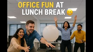 Office Push Ball Fun at Lunch Break π | Stress Buster Game | Daily Green Life Shorts