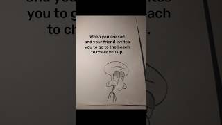 POV: When you are sad - Squidward #art #draw #sigma #aesthetic #squidward #phonkmusic