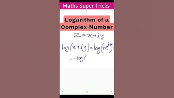 Logarithm of a complex number #pi2infinity #shorts #youtubeshortsvideo