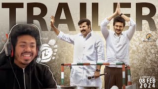 Yatra 2 - Official Trailer REACTION | Mammootty | Jiiva | Mahi V Raghav | Shiva Meka