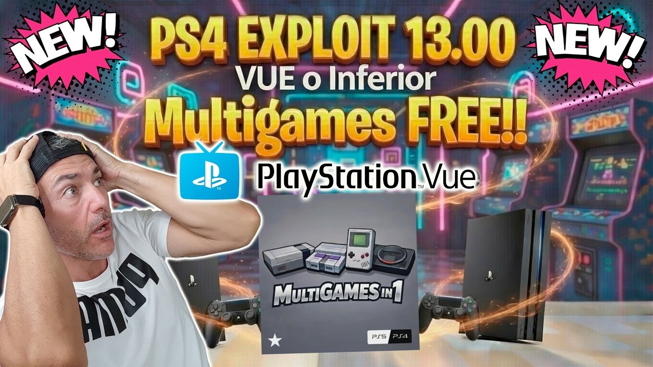CORRE!! Llega Pack emulador Multigames V1 y V2 TOTALMENTE GRATIS para Tu PS4 13 00 o inferior y PS5