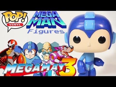 Mega May 3! Ep. 3 - Funko Pop Mega Man Vinyl Figures Video Review