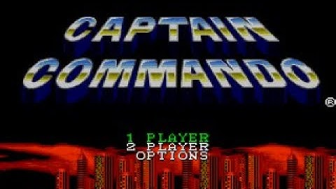 Captain Commando - Super Nintendo - Start Up - Opening - Title Screen - SNES
