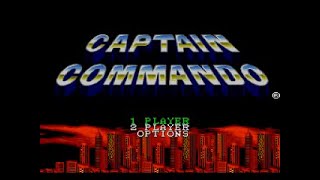 Captain Commando - Super Nintendo - Start Up - Opening - Title Screen - SNES
