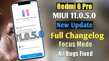 Redmi 6 Pro MIUI 11.0.5.0 New Update Full Changelog | Redmi 6 Pro MIUI 11 New Update