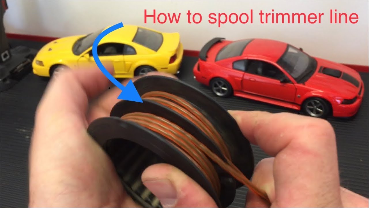 Trimmer Line Replacement How to spool weed eater line YouTube