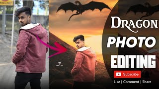 #Sumitedit Dragon photo editing tutorial ||| PicsArt and Lightroom |||  and snapseed screenshot 5