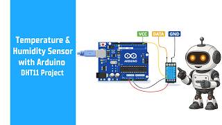 Temperature & Humidity Sensor with Arduino | DHT11 Project | Hands-On Robotics Projects