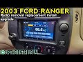 2003 ford ranger radio removal replacement install upgrade