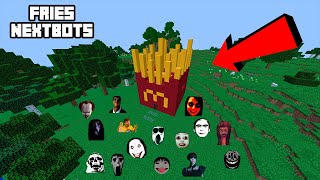 SURVIVAL FRIES HOUSE WITH 100 NEXTBOTS in Minecraft - Gameplay - Coffin Meme