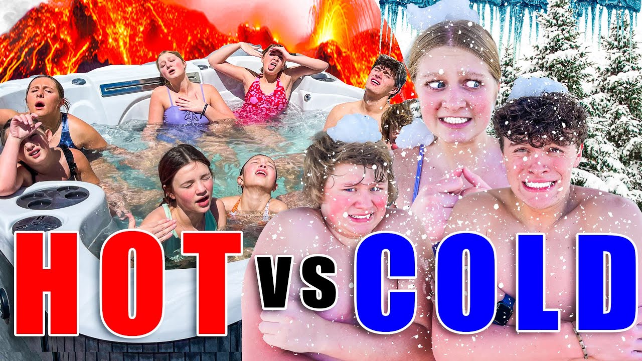 Hot Vs Cold Challenge Part 2 W Thekjarcrew Youtube 